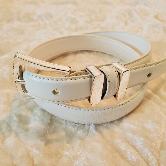 Vintage Women\'s Genuine Leather  White Size Small‎ main image 4